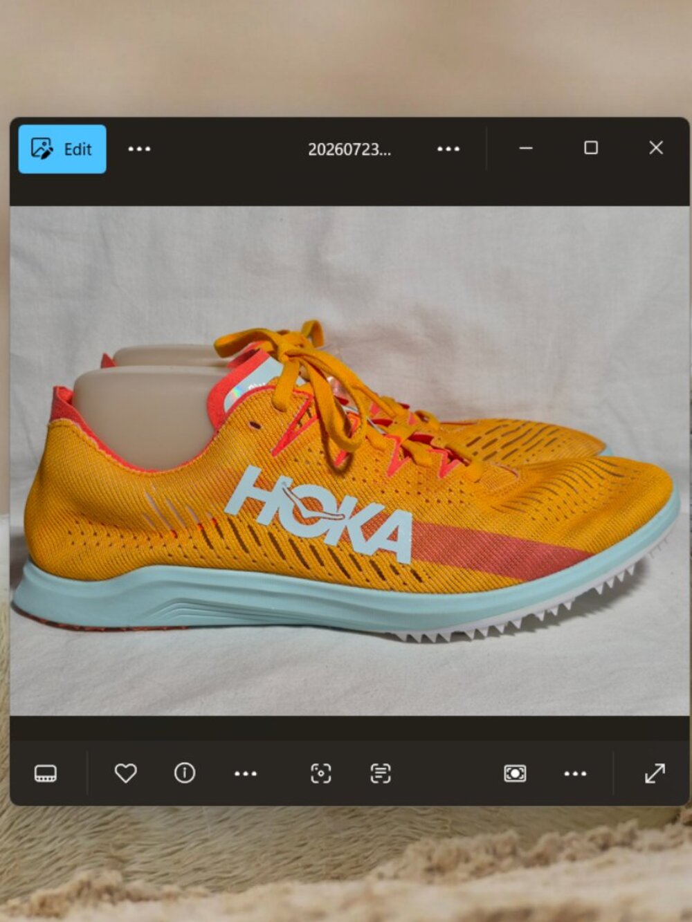 Hoka Unisex Radiant Yellow Cielo Track Field Spike Shoes Size M 10 W 11.5 $160